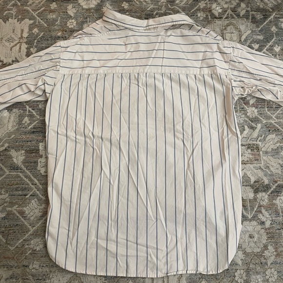 Wilfred cream stripped button down shirt - Picture 3 of 4